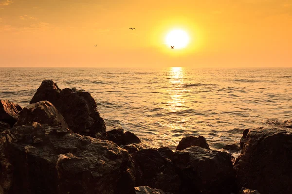 海での日の出 — ストック写真