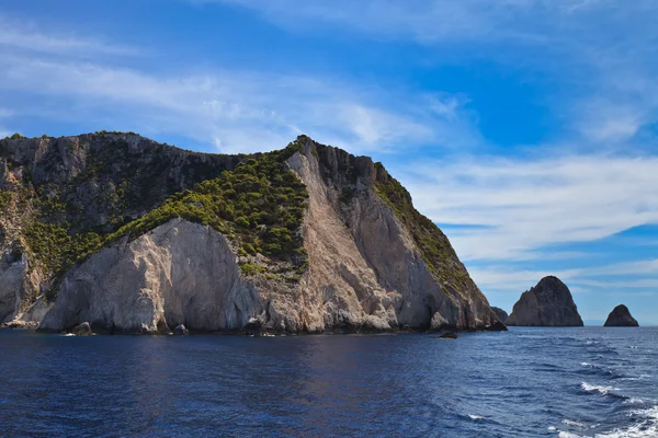 Horský svah v ostrově zakynthos, Řecko — Stock fotografie