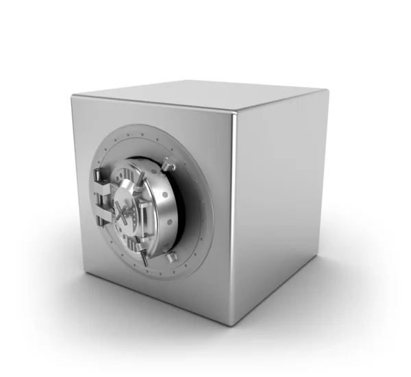 stock image Bank safe over white