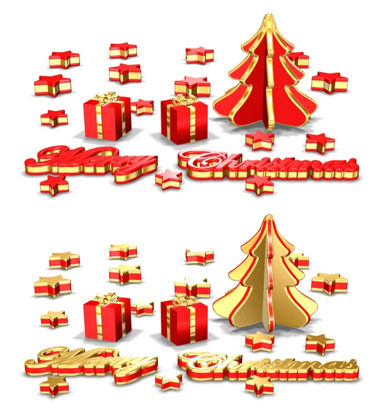 Weihnachtsgrußkarten — Stockfoto