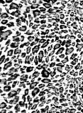 siyah beyaz leopar deseni