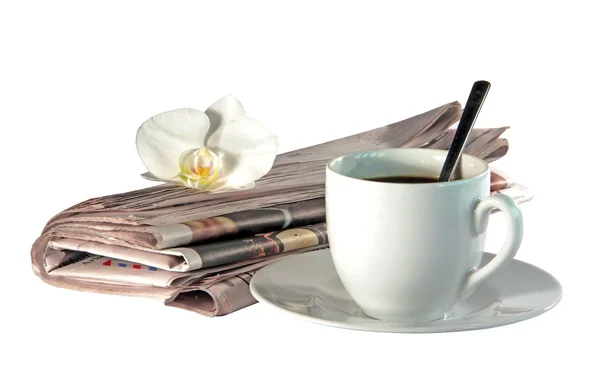 Kaffee am Morgen lizenzfreie Stockfotos