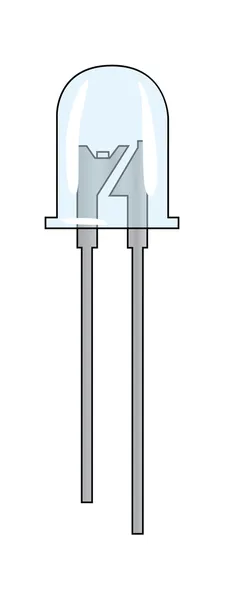 LED-Leuchtdiode — Stockvektor