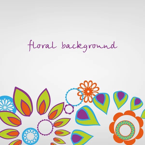 Fondo abstracto floral — Archivo Imágenes Vectoriales
