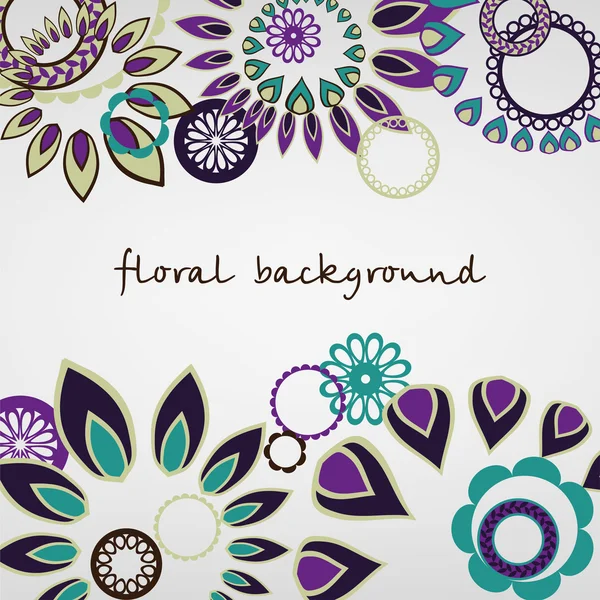 stock vector Floral abstract background
