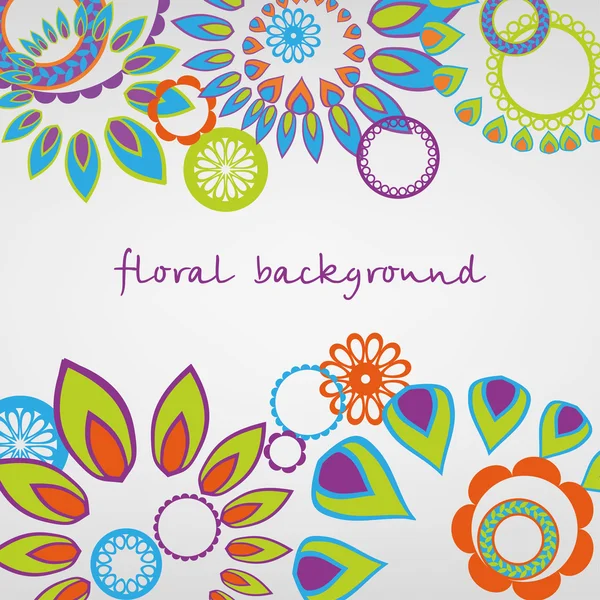 Stock vector Floral abstract background