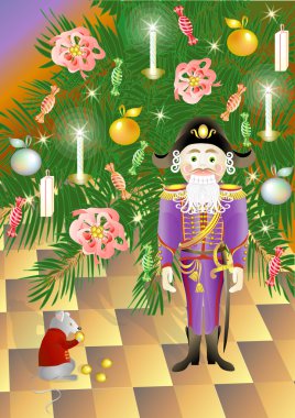Nutcracker and King of mice clipart