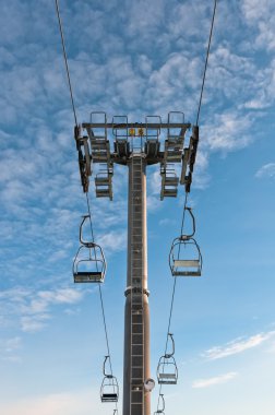 Teleferik destek üst kısmı