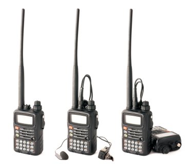 Isolated pro walkie-talkie clipart