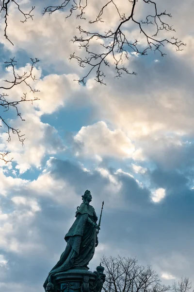 stock image Catherine the second monument top part