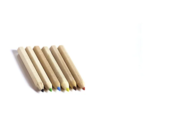 Ołówki o różnych kolorach — Zdjęcie stockowe