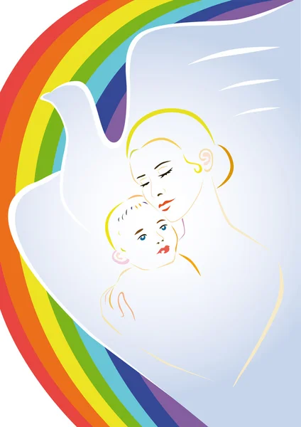 Affiche de la Journée de la protection de l'enfance — Image vectorielle