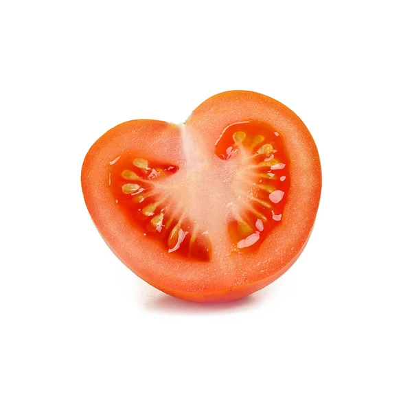 Tomato on white background Royalty Free Stock Photos