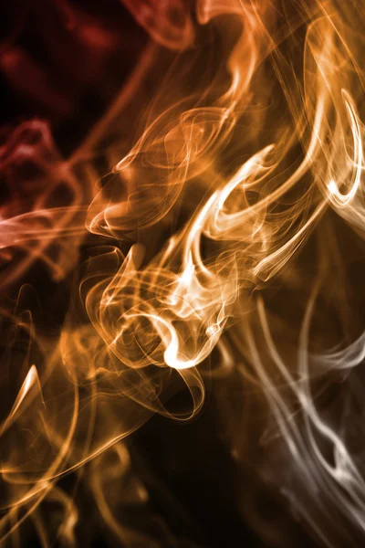 Mehrfarbig rauch qualm Wellen dampf smoke zigarette duft parfüm — Stockfoto
