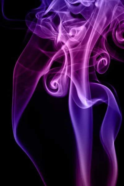 Mehrfarbig rauch qualm Wellen dampf smoke zigarette duft parfüm — Stock Fotó