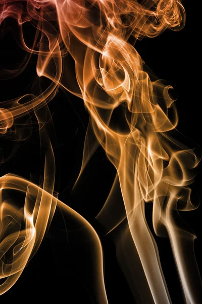 Mehrfarbiger Qualm wellen dampf rauch zigarettenduft parfüm — Stockfoto