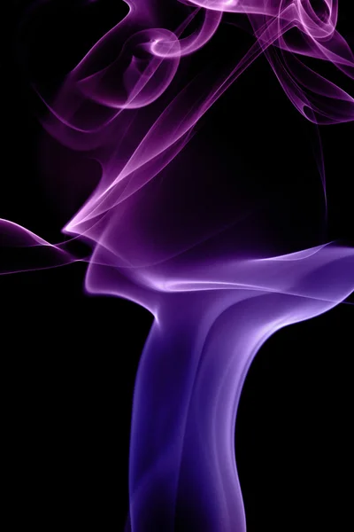 Mehrfarbig rauch qualm Wellen dampf smoke zigarette duft parfüm — Stok fotoğraf