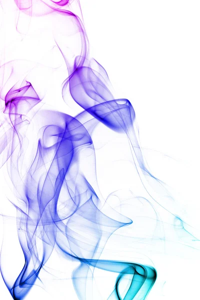 Mehrfarbig rauch qualm Wellen dampf fumo zigarette duft parfascar m — Foto Stock