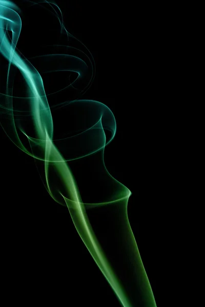 Mehrfarbig rauch qualm Wellen dampf smoke zigarette duft parfüm — 图库照片