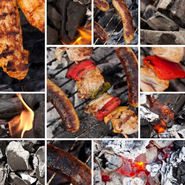 Barbecue Collage clipart