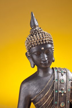 Buda buddhismus zen altın heykelini gott feng-shui asien