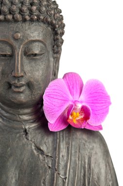 Boeddha buddhismus zen orchidee standbeeld gott feng-shui ASI