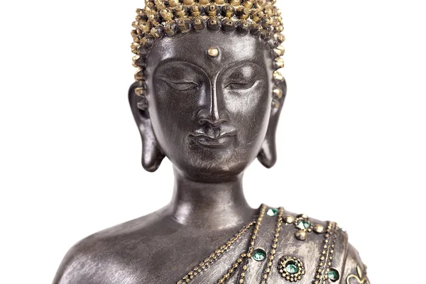 Buda buddhismus zen altın heykelini gott feng-shui asien — Stok fotoğraf
