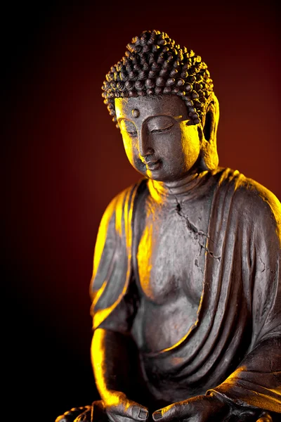 仏 buddhismus 禅オーキデー像ゴット風水飾ってください。 — ストック写真