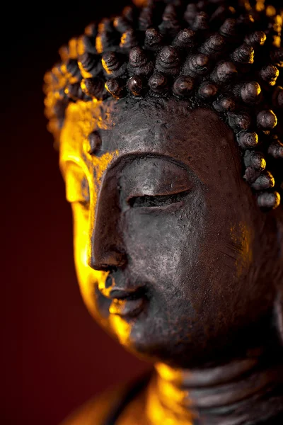 Buda Buddhismus zen orchidee Estatua Gott Feng-Shui Asien — Foto de Stock