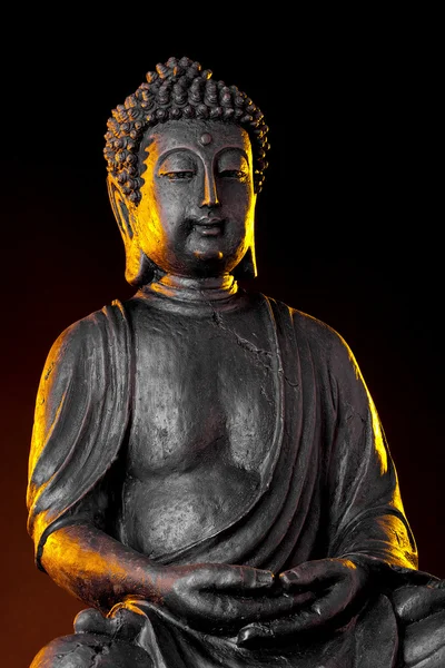 仏 buddhismus 禅オーキデー像ゴット風水飾ってください。 — ストック写真
