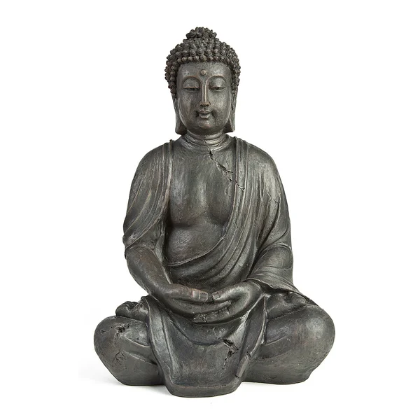 Buddha Buddhismus zen weiss Statue Gott Feng-Shui Asien — Stock Photo, Image
