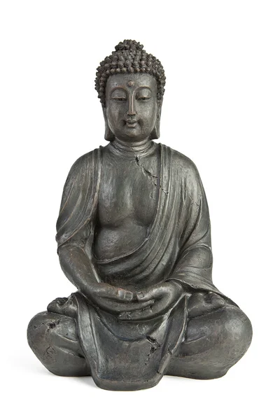 Buddha Buddhismus zen weiss Statue Gott Feng-Shui Asien — Stock Photo, Image