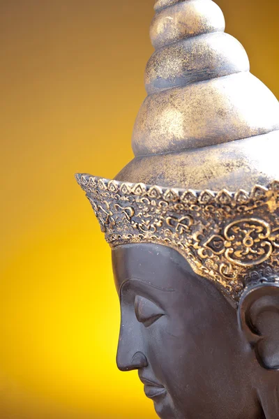 Buddha buddhismus zen arany szobor gott feng-shui Ázsia — Stock Fotó