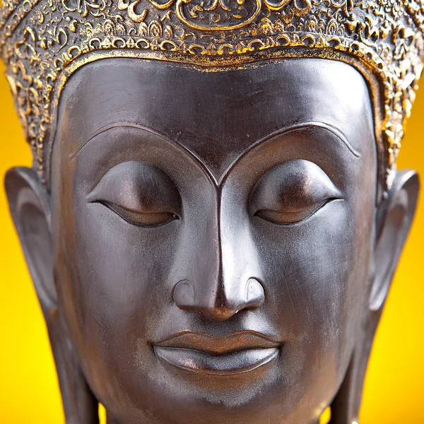 Buda buddhismus zen altın heykelini gott feng-shui asien — Stok fotoğraf