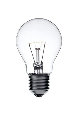 Glühbirne licht Energie Elektrizität glas Glühlampe strom idee clipart