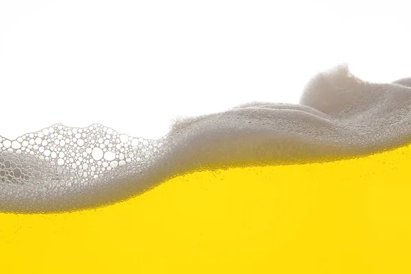 Bier schaum alkohol gaststätte Gold gelb welle wasser tropfen — Stock Fotó