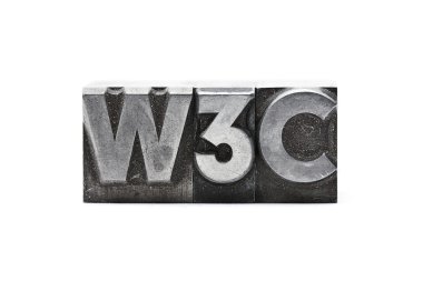 Lead letter word w3c clipart