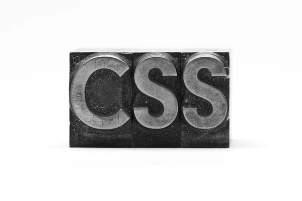 Lead letter word css — стоковое фото