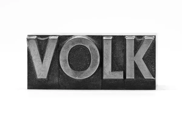 Leda brev ord volk — Stockfoto