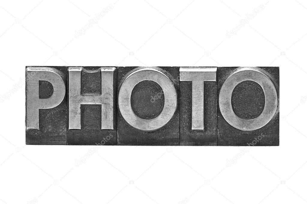 Lead letter word Photo