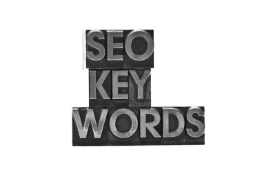 Lead letter word Seo Key Words clipart