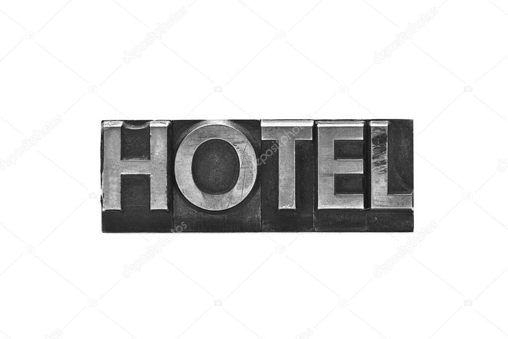 Lead letter word hotel