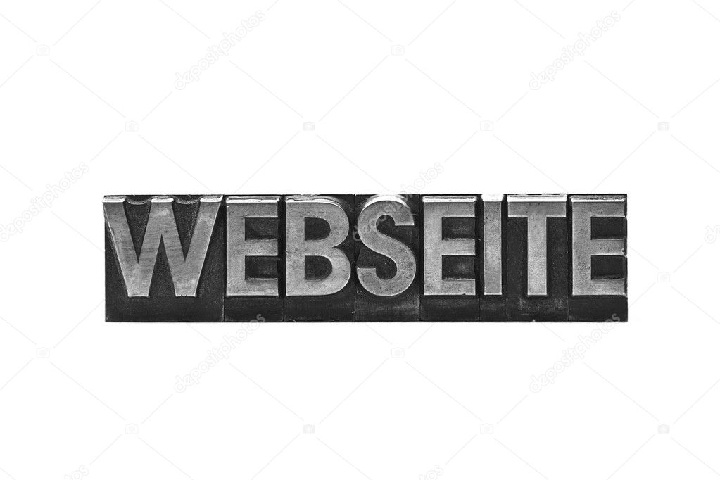 Lead letter word Webseite
