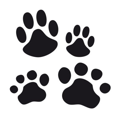 Animal Paw pet wolf paw paw vector bear footprint animal paw cat paw fingerprint impression clipart