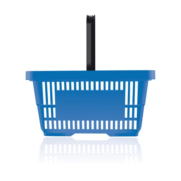 3d cesta carrito de la compra vector signo tienda online supermercado venta de artículos — Vector de stock
