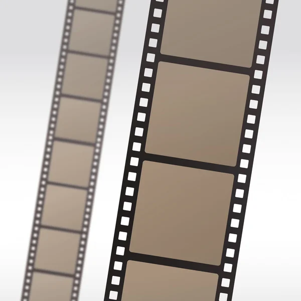 35 毫米电影胶片卷轴幻灯片照片辊负辘电影摄像机电影好莱坞 — 图库矢量图片