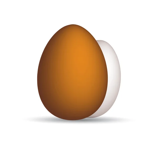 Uovo di Pasqua guscio d'uovo fattoria cibo decorazione uovo di Pasqua uovo di Pasqua-pollo classe di qualità tempo uovo di uccello — Vettoriale Stock