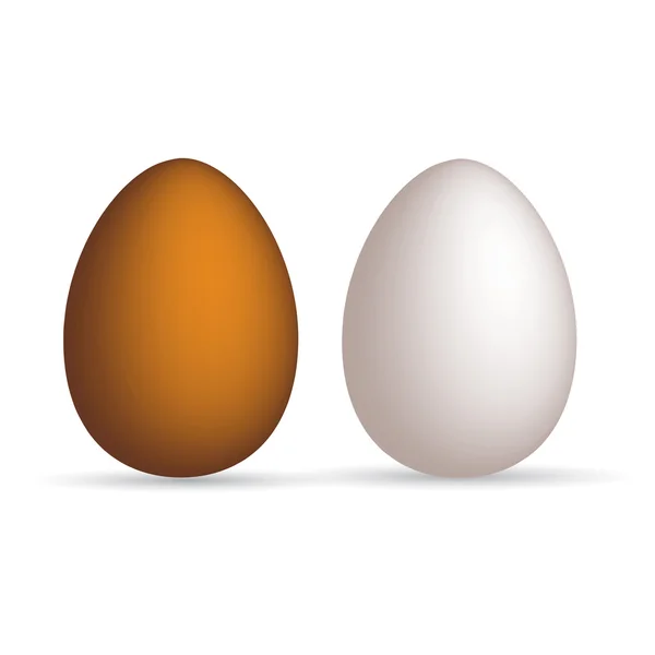 Uovo di Pasqua guscio d'uovo fattoria cibo decorazione uovo di Pasqua uovo di Pasqua-pollo classe di qualità tempo uovo di uccello — Vettoriale Stock