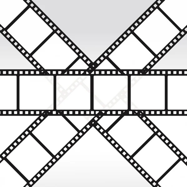 35 мм фільм котушка стрічковий фоторолик негативний котушка кіноапарат кінематограф Холлівуд — стоковий вектор