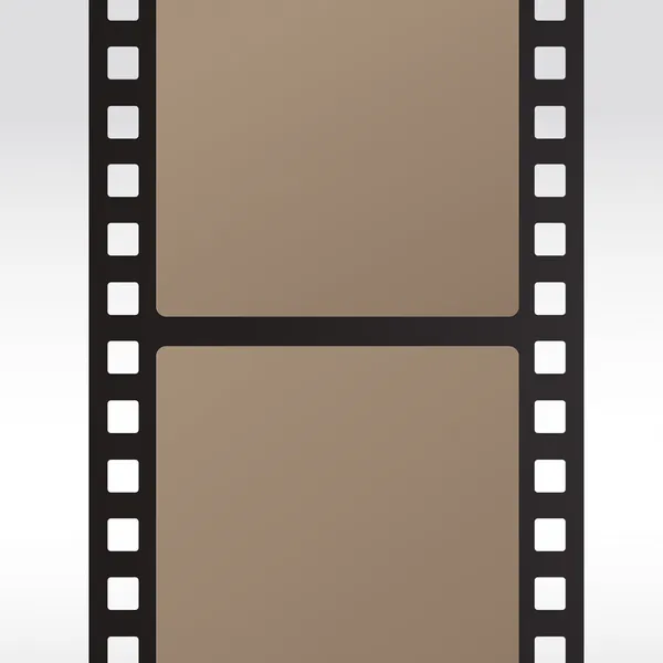 35mm película carrete película tira de película rollo de fotos negativo carrete película cámara cinemática hollywood — Archivo Imágenes Vectoriales